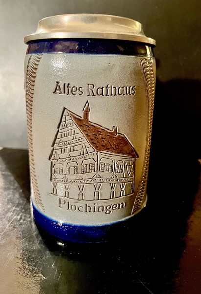 VINTAGE STONEWARE Γερμανικό Ποτήρι Μπύρας