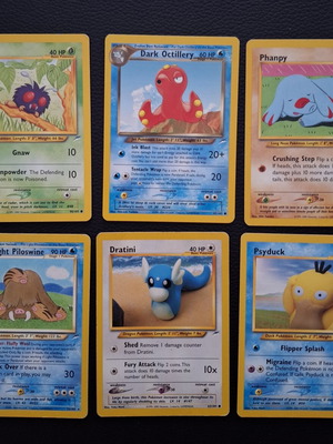Pokemon Neo Destiny vintage TCG cards used