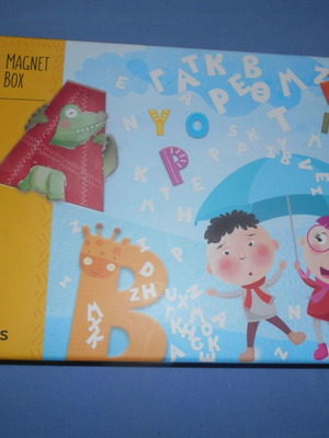 AS Magnet Box εκπαιδευτικό παιχνίδι με 91 μαγνήτες αλφαβήτα και εικόνες καινούργιο