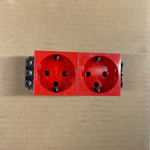 Double red socket like new for plastic DLP channels