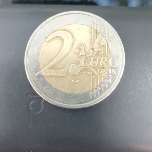 2 Euro Coin France 2001 used, Tree of Life