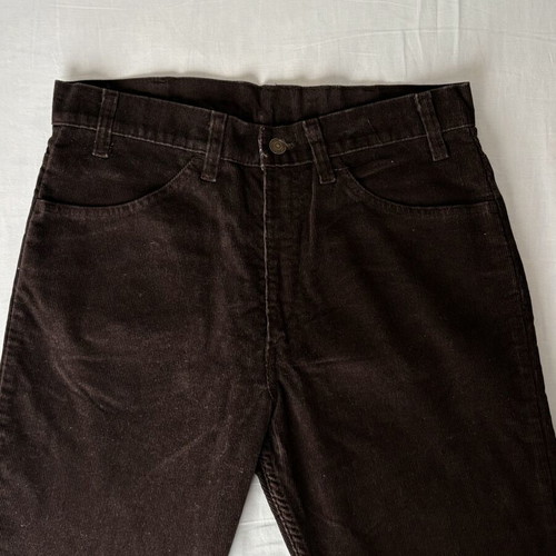 Levi's vintage corduroy pants dark brown used, size L 40 12