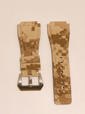 Νάιλον λουράκι ρολογιού σε desert camo, 24 mm