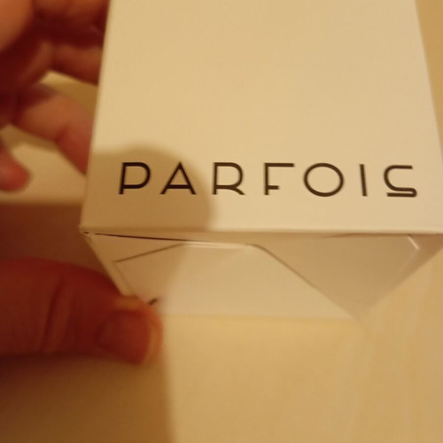 Parfois earrings new with genuine stone purple and gold