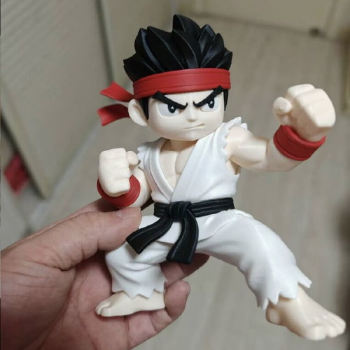Chibi Street Fighter Ryu figure, 18cm height