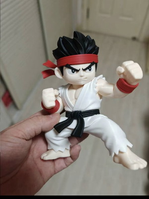Chibi Street Fighter Ryu figure, 18cm height