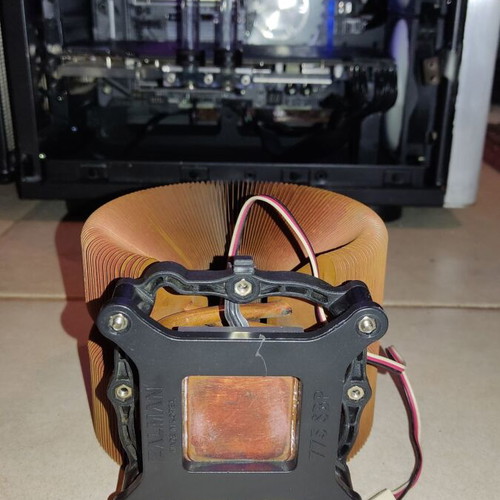 Zalman s775 used copper heatsink with heatpipes