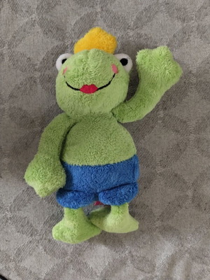 Плюшена играчка жаба Loutrinos като нова