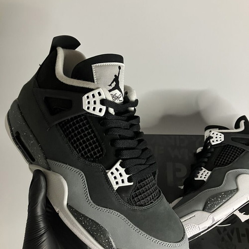 Jordan 4 Retro Fear (2024) sneakers, size 45