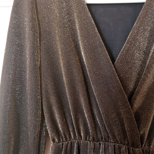 Mini sparkling dress L gold like new