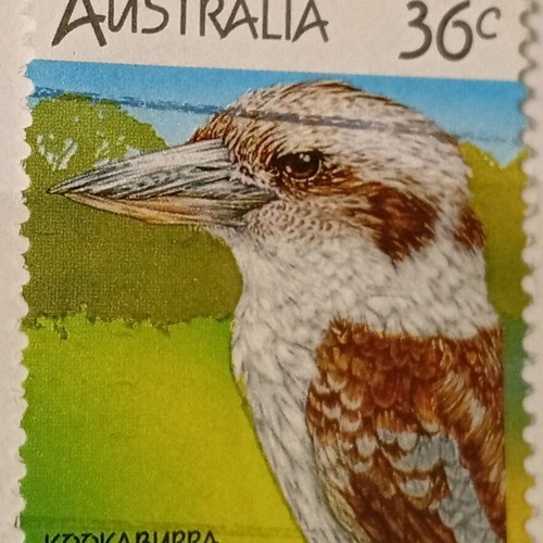Australia stamps used, pack of 8