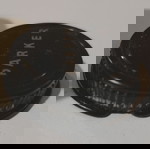  Τιρκουάζ μπλε μελάνι "PARKER-SUPER CHROME", σε γυάλινο μπουκάλι στο κουτί του.
