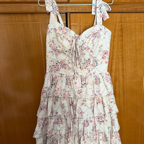 Mind Matter dress new, size L, beige pink