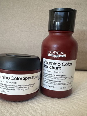 Set shampoo και mask Vitamino Color Spectrum travel size καινούργιο