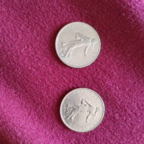 French francs from 1960 like new
