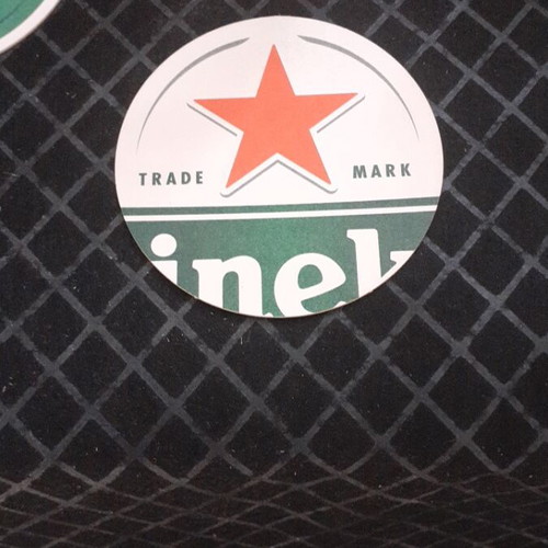 Heineken beer glass set with coasters new, 6 pieces, 300 ml