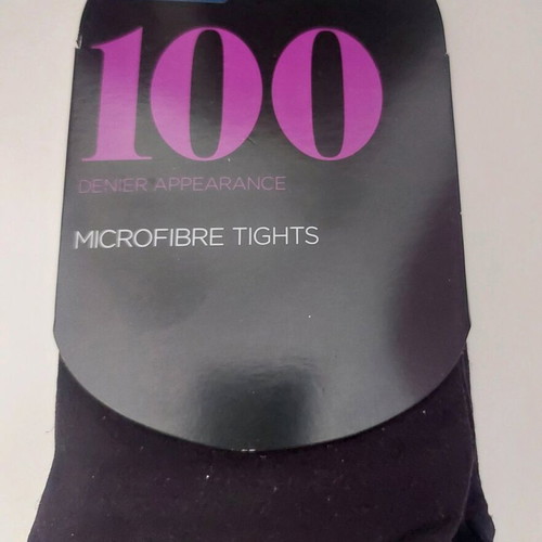 Primark tights new, pack of 2, black 100denier and grey 80denier size M