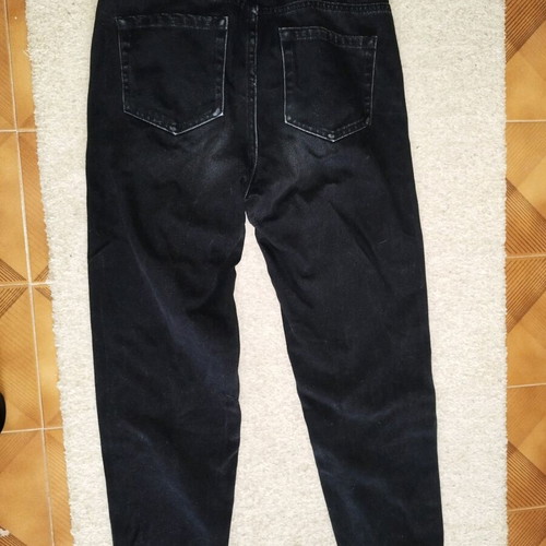 Zara cigarette high-waist black jeans like new, size XS