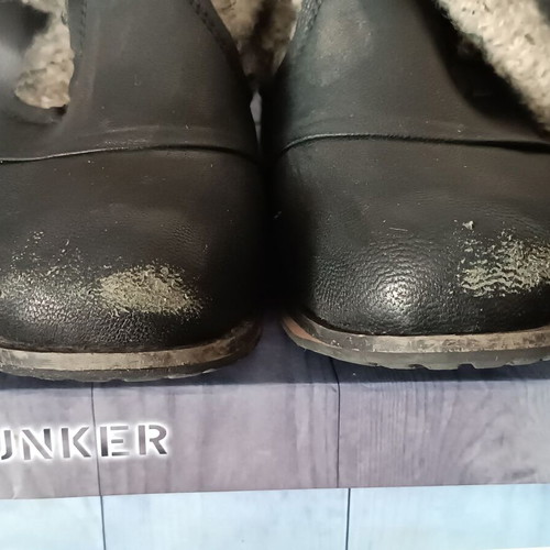 Bunker leather ankle boots used, size 39