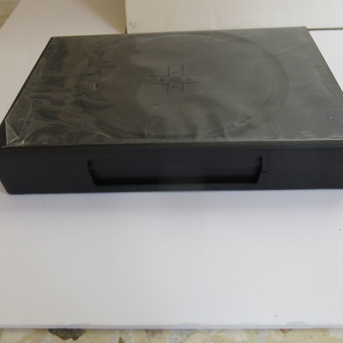 DVD case 10-disc used, black with diagonal layout