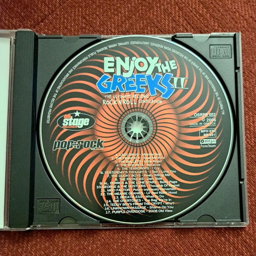 Enjoy The Greeks II CD used, Greek rock compilation