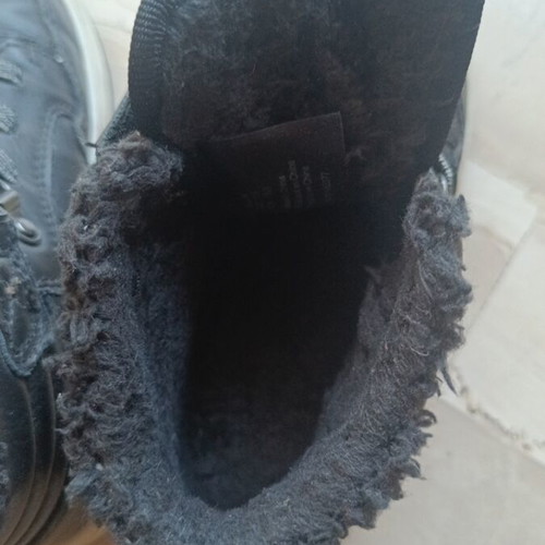Children's boots with fleece lining size 28 H&M like new, black