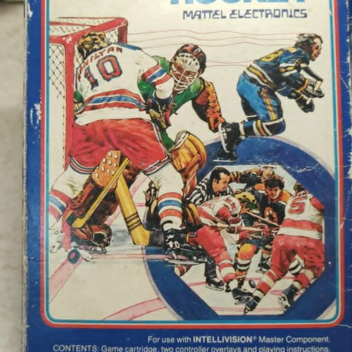 Intellivision Hockey video game like new with box and manual