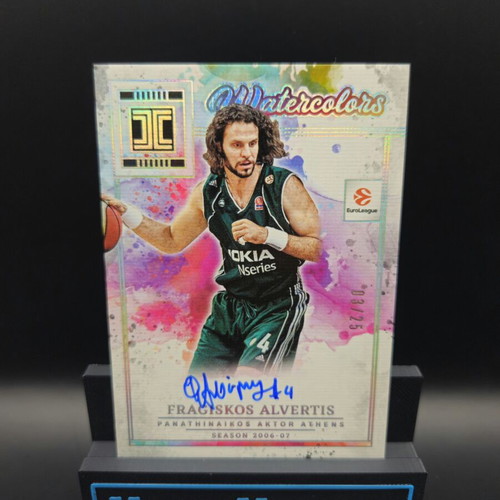 Fragiskos Alvertis Watercolors basketball card /25