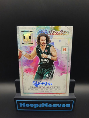 Fragiskos Alvertis Watercolors basketball card /25