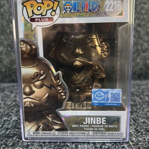 Funko Pop! One Piece Brook #2215 and Jinbe #2216 bundle new sealed