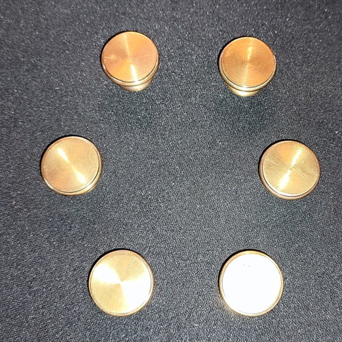 Vintage brass small furniture knob used