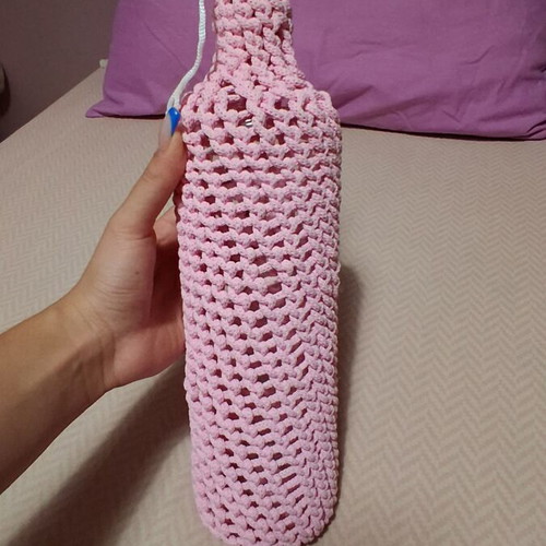 Handmade decorative glass bottle, new