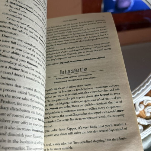 The Personal MBA by Josh Kaufman used, English business book