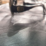 Balenciaga sunglasses used, large black and gray