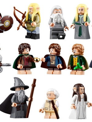 Lego Icons Lord of the Rings Rivendell set of 15 new figures