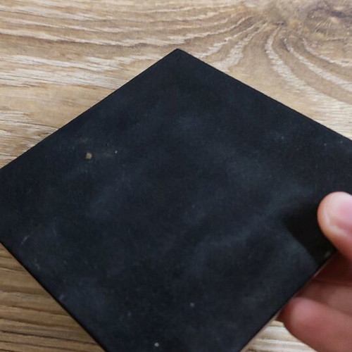 Black glossy coaster new