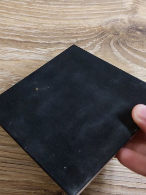 Black glossy coaster new