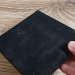 Black glossy coaster new