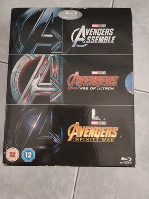 Avengers 1-3 Blu-Ray σετ