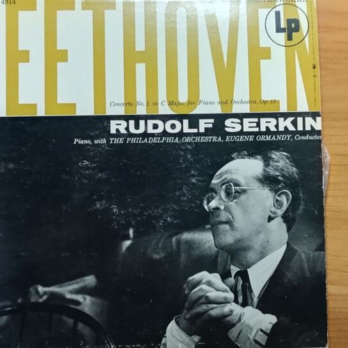 Beethoven Rudolf Serkin vinyl record like new, classical music