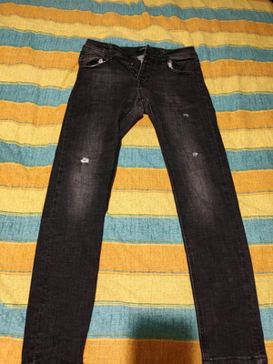 Luke & Co men's black jeans used, size 30/44