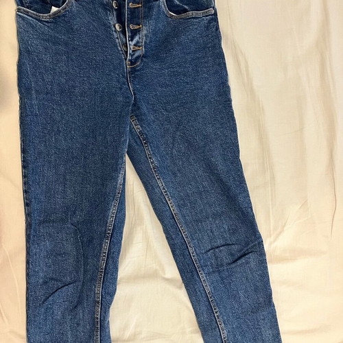 Kiabi jeans like new, elastic fit, blue, sizes S and M
