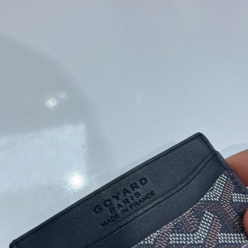 Goyard navy blue cardholder