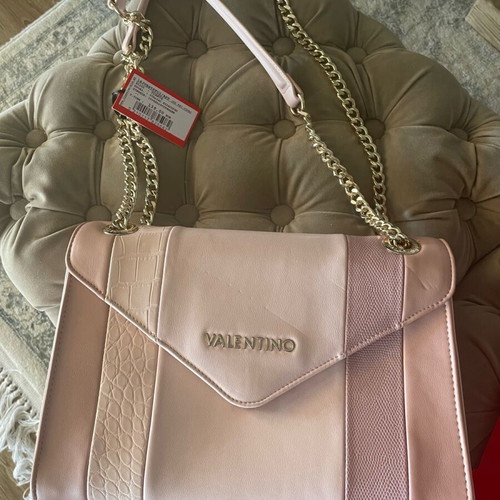Valentino shoulder bag new, beige and pink shades