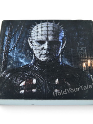 Hellraiser Pinhead Ceramic Fridge Magnet 57×57 mm new