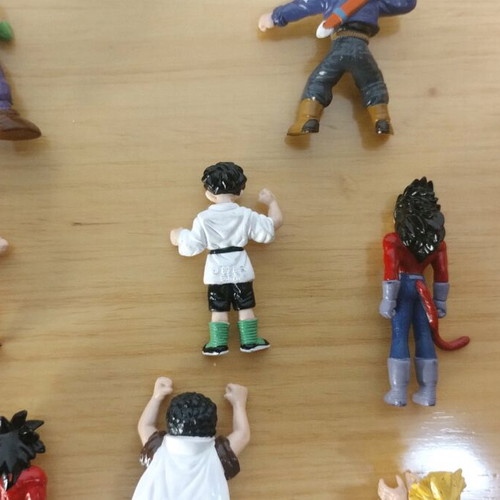 Dragonball Z Bandai 1989 figures used, set of 10, PVC
