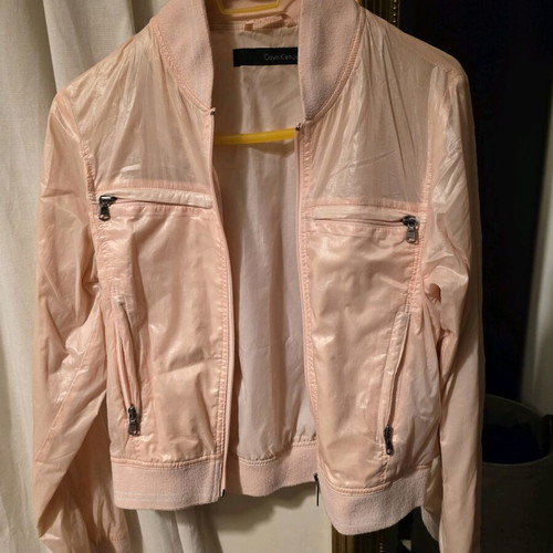 Calvin Klein jeans jacket like new, pink, small