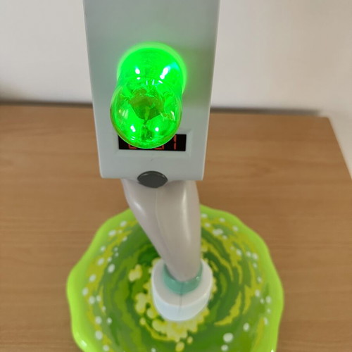 Portal Gun lamp used, Rick and Morty official licensed