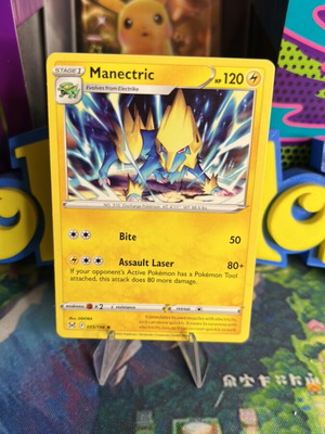 Manectric LOR Pokemon card mint condition