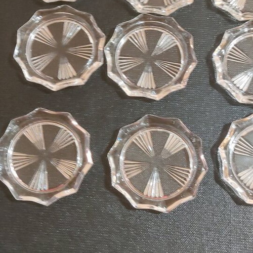 Vintage plates like new, set of 10 for spoon sweets